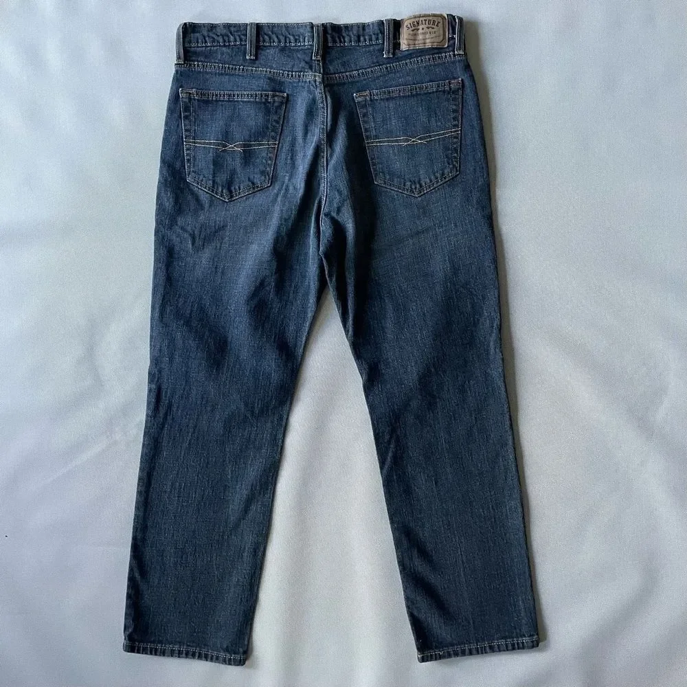 Levi Strauss Signature Athletic Fit Denim Jeans Men’s Size 38x32